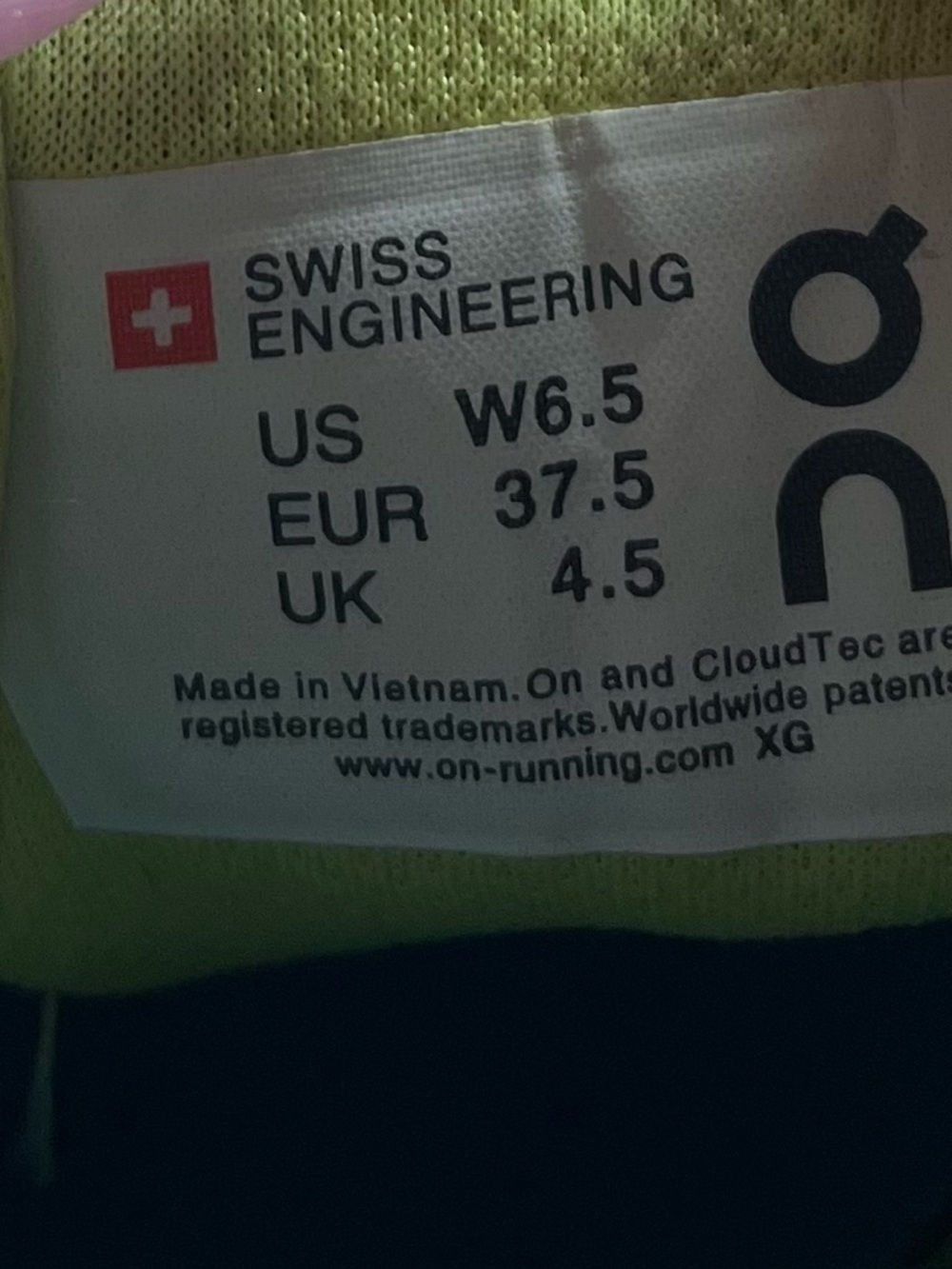 On Cloud X REFLECTIVE LIGHTWEIGHT Womens Size 6.5 Running Shoes Sneakers Blue - Picture 11 of 12